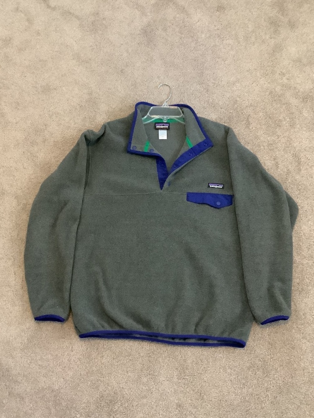 Patagonia Synchilla Men’s Lightweight Snap-T Pullover Grey Medium